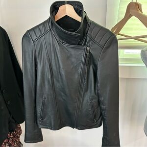 Mackage Black Lamb Leather Jacket. Size Small.